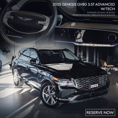 2025 GENESIS GV80 3.5t ADVANCED w/tech