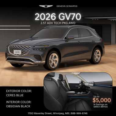 2026 Gv70 2.5T ADV TECH PKG AWD