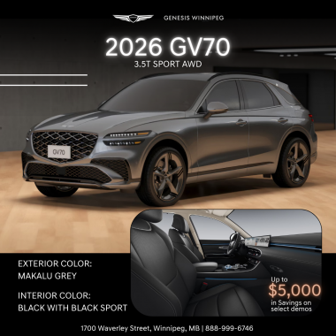 2026 Gv70 3.5T Sport AWD