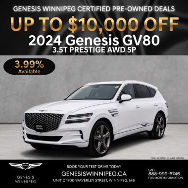 2024 Genesis GV80 3.5T prestige AWD (St. G20031)
