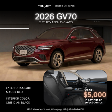 2026 Gv70 2.5T ADV TECH PKG AWD