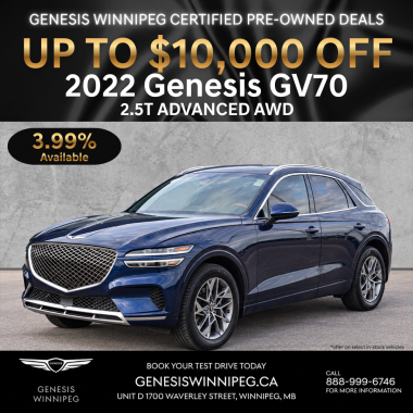 2022 Genesis GV70 2.5T Advanced AWD (St. L19061)